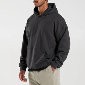 Sudadera con Capucha de Corte Cuadrado Personalizada, Tejido Rico en Algodón, Marca Privada, MOQ Bajo, Fabricante - Product Image 1