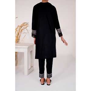 ชุดสูท2ชิ้นเสื้อเบลเซอร์ cambric ปัก PS4322ผู้หญิง - Product Image 1