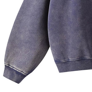 Sudadera con Capucha Oversize Estilo Vintage con Lavado Ácido para Hombre y Mujer, Ajuste Relajado, Tela Suave, Corte Holgado - Product Image 4