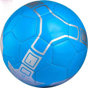Ballon de football hybride cousu à la machine, taille 5, logo personnalisé officiel, cuir véritable PU, ballon de football professionnel pour match - Product Image 1