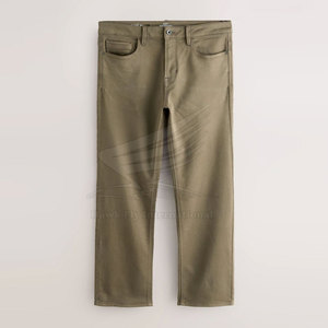 Jean décontracté taille mi-haute en coton 100% de haute qualité, coupe droite, prix bas pour la vente en ligne, fabriqué au Pakistan - Product Image 3