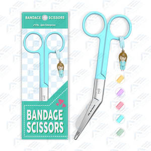 Tijeras de Trauma Médicas Nurse Sharp de Acero Inoxidable, Tijeras para Vendajes de Alta Calidad, Instrumentos Médicos - Product Image 4