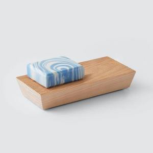 Wholesale Natural Wood Soap Dish Non Slip Water Draining Bamboo Soap <b>Holder</b> for Household Bathroom Hotel Guest Room Amenities - Product Image 1