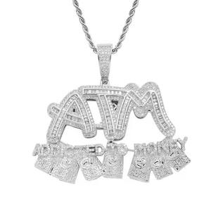 Colgante de Alta Calidad con Incrustaciones de Diamantes, Plata 925 con Baño de Rodio, Amuleto Temático para Hombre, Uso Diario - Product Image 2