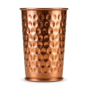 Gobelet en cuivre pur martelé à la main, verre à boire ayurvédique, ustensiles de cuisine artisanaux pour la décoration de la maison, prix de gros - Product Image 1