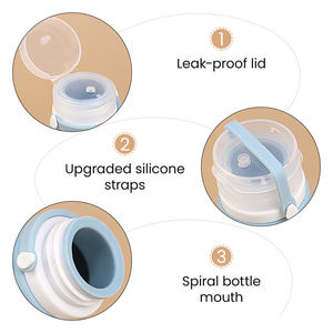 Botellas de Viaje de Silicona Aprobadas por la TSA, Juego de Envases de Silicona Antiderrames para Artículos de Tocador, Tónico, Maquillaje Líquido, Negro - Product Image 5