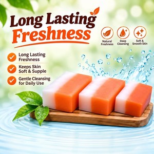Savon en barre OEM en gros à l'acide kojique et à la papaye, blanchissant, éclaircissant, hydratant et nourrissant pour les soins de la peau - Product Image 4