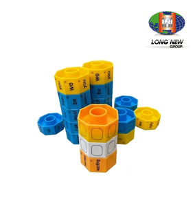 LONGNEW Blocs de mots et de phrases en anglais rotatifs personnalisés |   Jouets éducatifs pour la salle de classe en ABS/PP/PC - Product Image 1