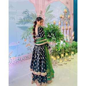 Vestido de Diseñador y Dupatta para Fiestas, Vestidos de Club - Product Image 4