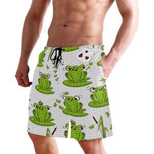 Shorts de bain légers à séchage rapide 150 GSM en polyester et élasthanne respirants avec taille élastique pour la plage et la piscine – Fournisseur OEM et marque privée - Product Image 5
