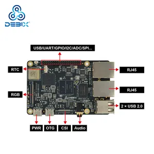 DEBIX Single-ARM Cortex-Miniboard IoT Computer-Hauptplatine Hersteller Haupttisch und Prozessor NXP iMX 6ULL