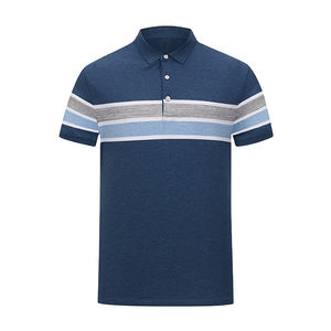 Nuevas Camisetas Polo para Hombre con Diseño de Rayas, de Secado Rápido y Cuello Camisero, Exportador y Proveedor de Ropa Casual, Camiseta Polo de Golf - Product Image 1