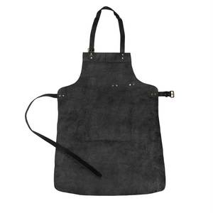 Delantal de soldadura de cuero resistente para trabajo manual, diseño de alta resistencia para uso en taller. - Product Image 3