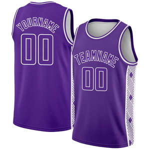 Maillot de basket-ball personnalisé noir, rouge et blanc avec lignes abstraites sur les côtés, édition authentique City - Product Image 4