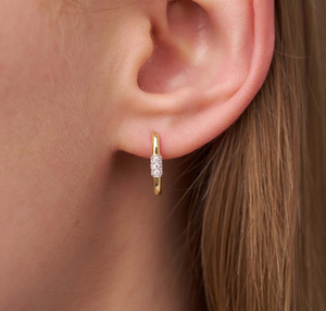Elegantes Pendientes de Diamantes de Laboratorio con Corte Brillante Redondo, Chapados en Oro de 14 Quilates, Certificados por IGI, para Mujer, Regalo, Joyería de Boda - Product Image 5