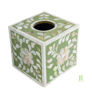 TOP SELLING Mother of Pearl Tissue Box Cover Eco Friendly Handmade Shell Inlay Tissue Holder Decorative Tissue Box for Home - Product Image 4