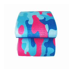 Adjustable Non-Slip Comfortable Breathable Neoprene Hip Circle Resistance <b>Band</b> <b>Exercise</b> Stretch Customized Printed Gym Fitness - Product Image 3