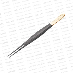 Pinzas para apósitos de 8″ (20 cm) – Pinzas de tejido dentadas de acero inoxidable de 2 cm para clínica y sala de heridas - Product Image 2