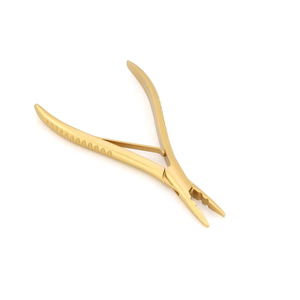Pince à extensions en acier inoxydable pour salon de coiffure avec outils de coiffage en silicone - Product Image 2