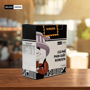 กาแฟโรบัสต้าสำเร็จรูปแบบดริป เวียดนาม แพ็คพกพา ขายส่ง รับผลิตแบบ OEM ODM กาแฟมิลาโน - Product Image 3