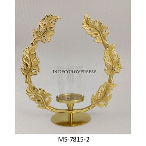 Ensemble de bougeoirs en marbre naturel, veinage blanc et orange, accessoires d'éclairage pour la décoration intérieure, centre de table décoratif pour mariage - Product Image 4