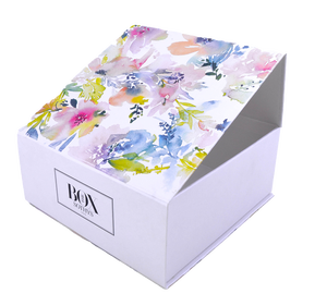 กล่องกระดาษแข็งกระดาษคราฟท์รีไซเคิลได้ขนาด220x215x100ดีไซน์คลาสสิกหรูหราพิมพ์โลโก้ได้ตามต้องการ - Product Image 3