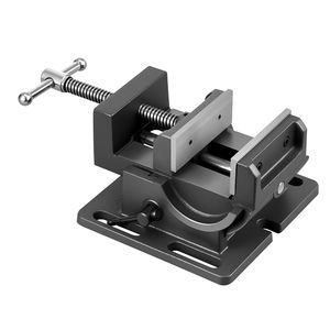 Morsa da banco portatile per trapano, larghezza ganasce 4,25 pollici, costruzione in ghisa resistente, inclinazione regolabile a 0-90 gradi - Product Image 1