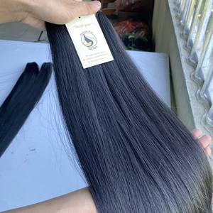 Extensions de cheveux de trame du Vietnam bruts vierges non traités de meilleure qualité Nouveau style de vague crépus de couleur noire naturelle composé de cheveux humains - Product Image 6