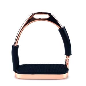 Nuevo Sillín Ecuestre Ligero de Aluminio, Accesorios de Estilo Occidental, Estribos de Seguridad con Almohadilla de Goma, Modelo de Cuero y Plástico para Caballo - Product Image 3