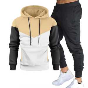 Sweat à capuche uni pour homme, manches longues, poches latérales, respirant, polyester et coton, vêtement décontracté d'hiver, coupe classique - Product Image 6