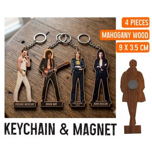 PACK DE MERCHANDISE QUEEN : Porte-clés, Plaque en Verre et Boîte Colorée Artisanale - Product Image 3