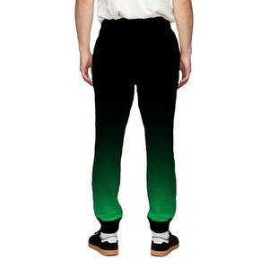 Men's Gradient Green Black Sweatpants <b>Elastic</b> <b>Waist</b> Sublimation Print Casual Joggers Lightweight Polyester Summer Wear1 - Product Image 2