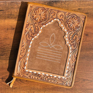 ที่เก็บเอกสารรับรองหนังกลับเย็บด้วยมือขนาด A4โฟลเดอร์แฟ้มใส่เอกสารพร้อมที่ปิดซิปและตัวยึดแหวน - Product Image 2