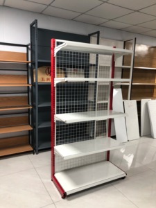 Estante de Exhibición Ajustable de Acero para Supermercados y Tiendas de Conveniencia, Alta Capacidad de Carga, Duradero, Instalación Rápida, 4 Estantes para Productos de Alimentación - Product Image 3