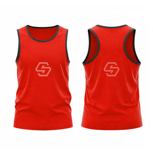 Custom LOGO Sublimation Printed 100% Polyester <b>Running</b> <b>Singlet</b> Quick Dry Mesh Tank Top OEM for Men - Product Image 4