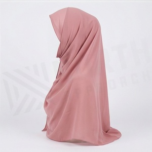 Hiyab de Chifón de Color Sólido para Mujer, Transpirable, para Uso Diario, Pañuelo Étnico de Oriente Medio - Product Image 3