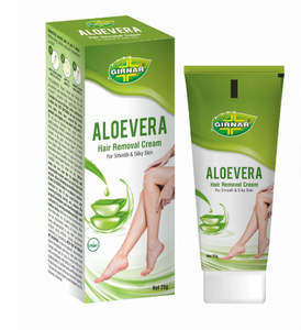 Crème dépilatoire douce à l'aloe vera, naturelle, sans parabène, testée dermatologiquement, pour le bikini/les zones intimes, les jambes et le corps - Product Image 2