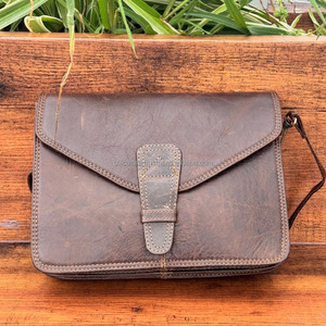 กระเป๋าสะพายข้างหนังแท้วินเทจสำหรับผู้หญิงทำด้วยมือกระเป๋าหนังแท้วินเทจกระเป๋าถือแบบสั่งทำ - Product Image 3