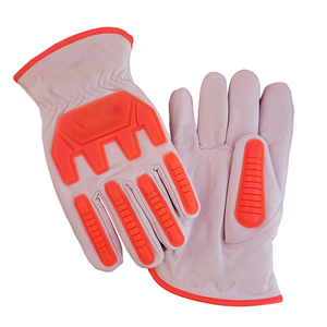 Anti Cut Resistant Impact Mechanic <b>Gloves</b> Cowhide Leather Palm Safety <b>Gloves</b> Safety Work Construction Mechanic <b>Gloves</b> - Product Image 6