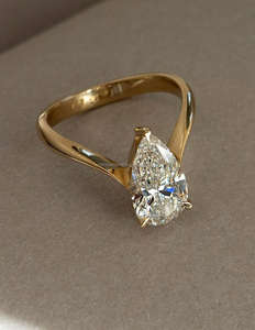 IGI/GIA Lab Grown Cut Diamond Vintage 14K Anillo de boda/compromiso amarillo Unisex Oro blanco fino para fiesta de aniversario-Worthy - Product Image 4