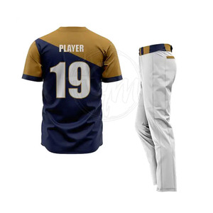 Uniforme de Béisbol Personalizado para Hombre con Pantalones de Jersey Transpirables, Ropa Deportiva Ligera y Duradera, Perfecta para Jóvenes y Jugadores de Equipo - Product Image 3