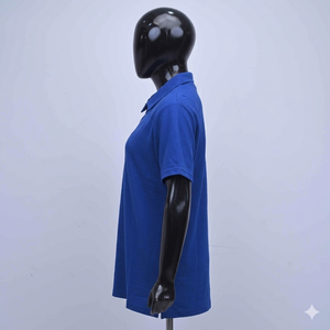 Camiseta Polo Clásica Azul Marino para Hombre, de Algodón, Manga Corta, Casual, Transpirable, Estilo Minimalista, Elegante, para Golf, Venta al Por Mayor - Product Image 2