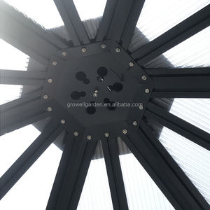 4 مللي متر خفف من الزجاج سداسية عالية الجودة الألومنيوم الإطار جميلة المسببة للاحتباس الحراري - Product Image 2