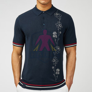 ออกแบบลายปักเสื้อยืดผู้ชายตามสั่ง ผ้าถักลายเรียบ แห้งเร็ว ระบายอากาศได้ดี คุณภาพสูง สำหรับผู้ใหญ่ - Product Image 4