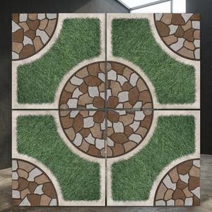 Dubai Market Arabic Design Porcelain Heavy Duty Driveway 40x40CM Floor Tiles 12MM Thick Outdoor Tiles for Parking - Product Image 6
