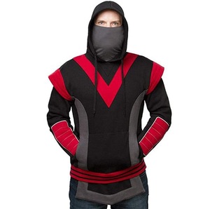 Sudadera con Capucha Ninja TANVEX de Alta Calidad con Logotipo Personalizado, Sudadera de Invierno para Hombre y Mujer, Resistente al Viento, con Capucha y Cubre Rostro - Product Image 2