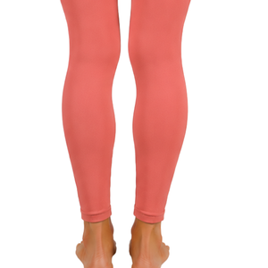 Pantalon d'équitation pour femmes, rose corail, taille haute, extensible, coupe ajustée, avec poches avant et arrière, professionnel - Product Image 4