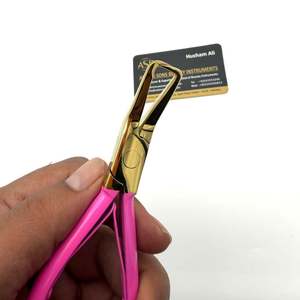 Pink Gold Custom Logo <b>Hair</b> Extension Pliers Microbeads Removal Pliers 5.5 Inches Custom Logo Stainless Steel - Product Image 5