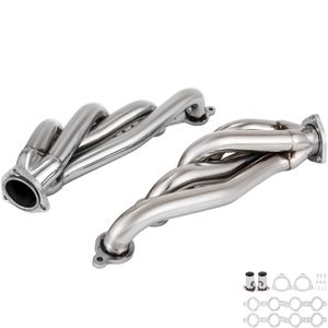 Collecteurs d'échappement courts en acier inoxydable de 1 3/4 po pour conversion moteur LS, systèmes d'échappement de tuning - Product Image 1