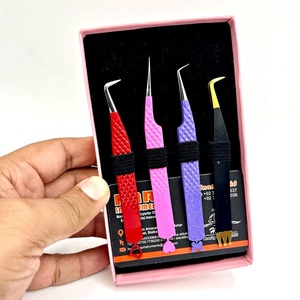 Pinzas Profesionales para Extensión de Pestañas, de Acero Inoxidable, Antimagnéticas, Agarre Perfecto, Logotipo Personalizable, Empaque Personalizable - Product Image 2